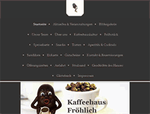 Tablet Screenshot of cafe-stralsund.de